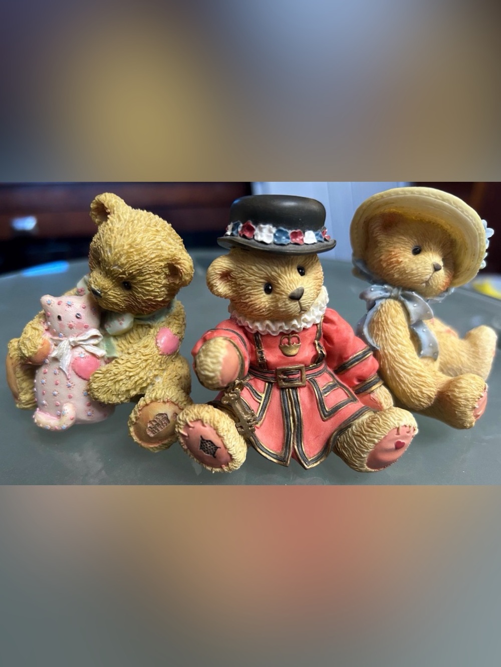 Lot Of 3 CHERISHED TEDDIES FIGURINE BERTIE FRIENDS FOREVER NEAR OR FAR